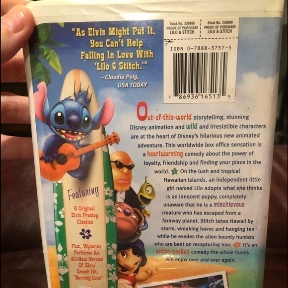 Lilo and Stitch VHS Tape - Picture 4 of 5